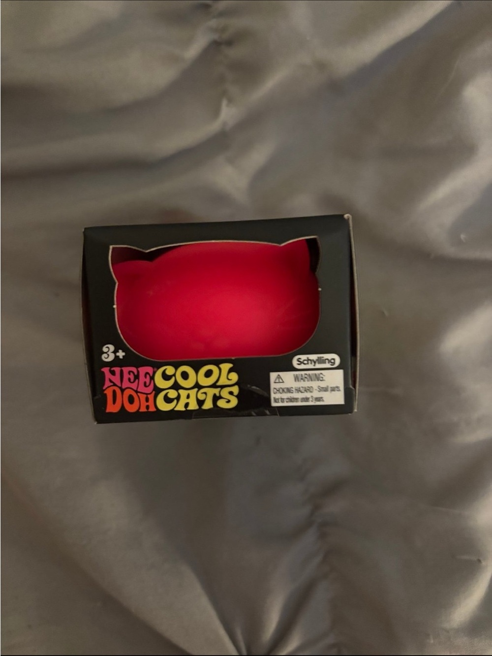 Pink NeeDoh Cool Cats Stress Toy - Fun Cat Shape